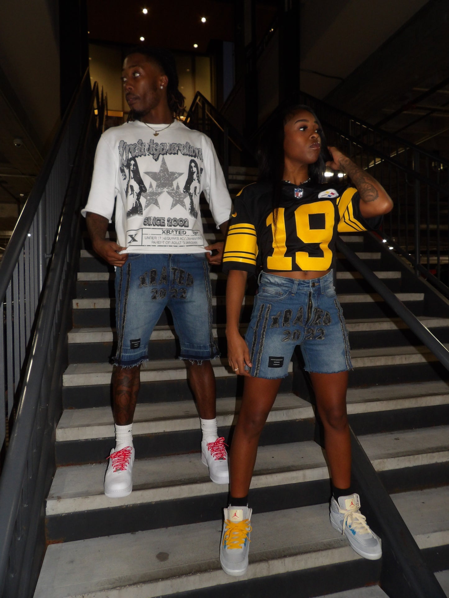 Xrated 2022 Distressed Jorts